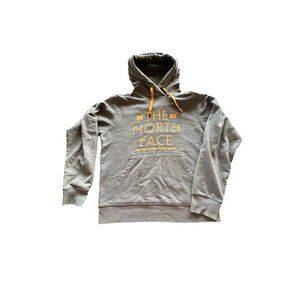 The North Face 1968 Hoodie Mens S Grey Green Never Stop Exploring Pullover